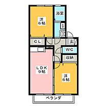 フォンテーヌ  ｜ 愛知県犬山市天神町５丁目（賃貸アパート2LDK・2階・50.27㎡） その2