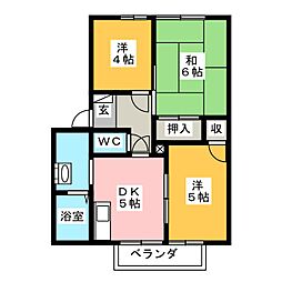 間取図画像 3DK