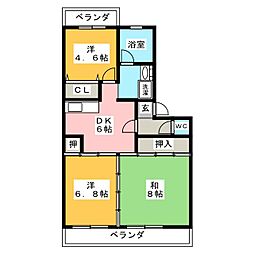 間取図画像 3DK