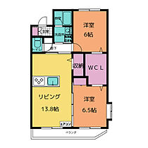 エーデルハイム折戸  ｜ 愛知県豊田市今町３丁目（賃貸マンション2LDK・2階・68.00㎡） その2