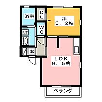 ESPOIR水源　A  ｜ 愛知県豊田市水源町２丁目（賃貸アパート1LDK・1階・36.14㎡） その2