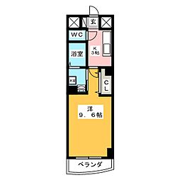 PlumFirst豊田南 1Kの間取図画像