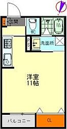 Daisy 1Kの間取図画像
