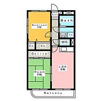 アネシス  ｜ 愛知県西尾市伊藤１丁目（賃貸マンション2LDK・1階・50.30㎡） その2