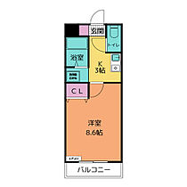 Ａ・Ｃｉｔｙ大東町  ｜ 愛知県安城市大東町（賃貸マンション1K・4階・26.10㎡） その2