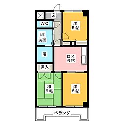 間取図画像 3DK