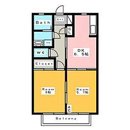🉐敷金礼金0円！🉐エステートII　B