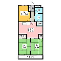 サンヴィラ　キヨス  ｜ 愛知県清須市新清洲２丁目（賃貸マンション3LDK・4階・65.34㎡） その2