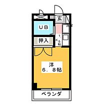 ユーハイムＹ・III  ｜ 愛知県稲沢市駅前３丁目（賃貸マンション1R・3階・19.53㎡） その2