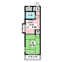 シティコザワ  ｜ 愛知県稲沢市小沢４丁目（賃貸マンション1DK・2階・22.10㎡） その2