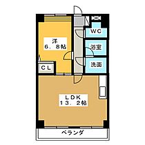 ノルテエストレーラ  ｜ 愛知県稲沢市北市場町玄野（賃貸マンション1LDK・1階・45.75㎡） その2