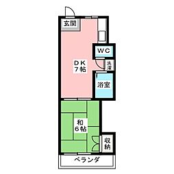 間取図画像 1DK