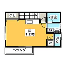 グランドゥールII  ｜ 愛知県稲沢市増田北町（賃貸アパート1K・2階・33.12㎡） その2