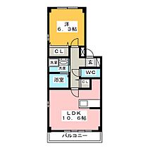 メノマーレ  ｜ 愛知県清須市土田３丁目（賃貸アパート1LDK・1階・41.94㎡） その2