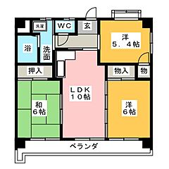 物件の間取り