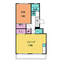 ハイツ長野Ｄ棟  ｜ 愛知県稲沢市長野１丁目（賃貸マンション1LDK・1階・52.00㎡） その2