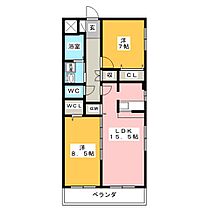 ＶＩＬＬＡＧＥ  ｜ 愛知県清須市西田中松本（賃貸マンション2LDK・3階・70.56㎡） その2