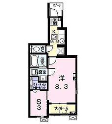 間取図画像 1SK