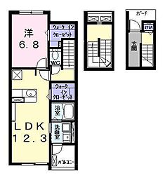 間取図画像 1LDK