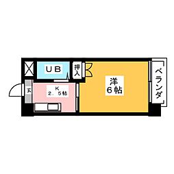 間取図画像 1K