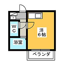 第6田県ハイツ  ｜ 愛知県小牧市大字久保一色（賃貸アパート1R・1階・17.60㎡） その2