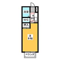 パストラル本庄Ｃ  ｜ 愛知県小牧市大字本庄（賃貸アパート1K・2階・23.19㎡） その2