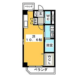 SKTホームズ ワンルームの間取図画像