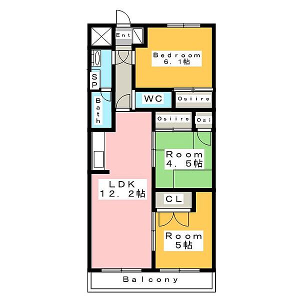 パークサイドＮＯＮ-ＮＯ ｜愛知県知立市宝１丁目(賃貸マンション3LDK・6階・62.00㎡)の写真 その2