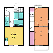 DUPLEX国王180　B 106 ｜ 愛知県刈谷市井ケ谷町井田2-1（賃貸テラスハウス2LDK・2階・53.00㎡） その1