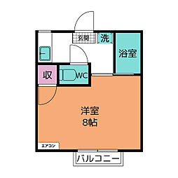 間取図画像 1K