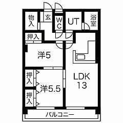 物件の間取り
