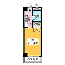 ピュア東海  ｜ 愛知県東海市富貴ノ台３丁目（賃貸マンション1K・4階・24.32㎡） その2