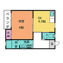 ロッキー 203 ｜ 愛知県大府市江端町６丁目27（賃貸アパート1DK・2階・23.00㎡） その2