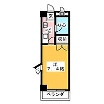 ピュア東海  ｜ 愛知県東海市富貴ノ台３丁目（賃貸マンション1K・4階・24.32㎡） その2