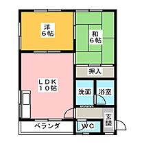 寝覚ハイツ  ｜ 愛知県東海市名和町寝覚（賃貸アパート2LDK・2階・48.85㎡） その2