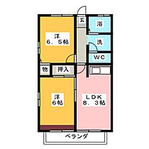 第7コーポエム  ｜ 愛知県東海市高横須賀町６丁目（賃貸アパート2LDK・2階・48.05㎡） その2