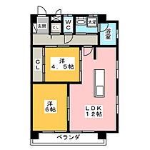 ハイツ宮ノ川  ｜ 愛知県東海市荒尾町宮ノ川（賃貸マンション2LDK・3階・54.85㎡） その2