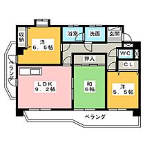 フォレストタウン  ｜ 愛知県東海市高横須賀町４丁目（賃貸マンション3LDK・1階・65.09㎡） その2