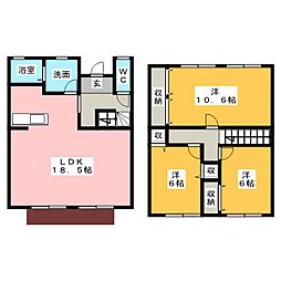 🉐敷金礼金0円！🉐メゾンド蟹江　Ｂ棟