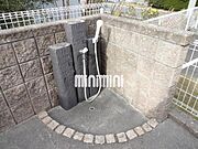 ペット用足洗い場です