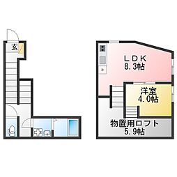 RadIAnce大府II 1LDKの間取図画像