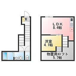 RadIAnce大府II 1LDKの間取図画像