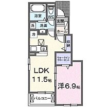 エスポワールI 103 ｜ 愛知県常滑市保示町１丁目19番地（賃貸アパート1LDK・1階・44.20㎡） その2