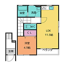 リーブルファイン新田町　2号棟 201 ｜ 愛知県常滑市新田町３丁目20（賃貸アパート1LDK・2階・45.96㎡） その2