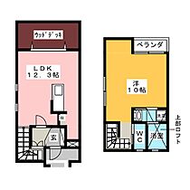 シェッドルーフ  ｜ 愛知県常滑市住吉町３丁目（賃貸テラスハウス1LDK・1階・51.90㎡） その2