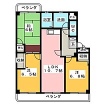 マリンヴィラ新舞子  ｜ 愛知県知多市新舞子字神田（賃貸マンション3LDK・3階・66.95㎡） その2