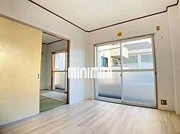 エステート早川 2階2LDKのリビング/ダイニング