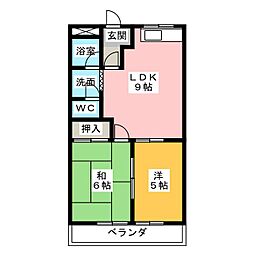 間取図画像 2DK