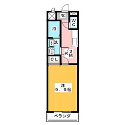 間取図画像 1K