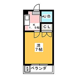 間取図画像 1K